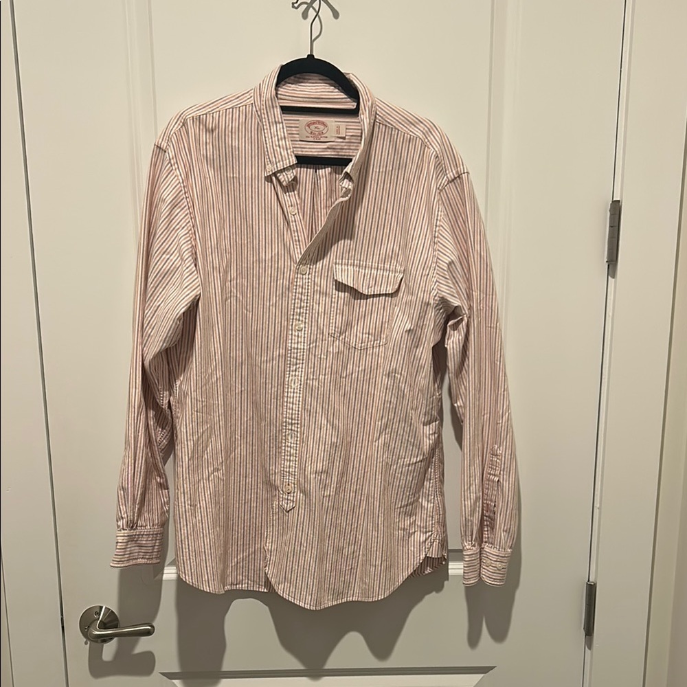Brooks Brothers Men's Striped Button-Down Shirt